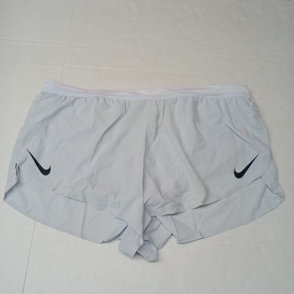 Nike AeroSwift Dri-Fit ADV 2” Lined Running Shorts FN3349-085 Grey Men’s 2XL XXL